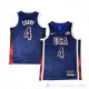 Camiseta Stephen Curry #4 USA 2024 Azul