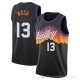 Camiseta Steve Nash NO 13 Phoenix Suns Ciudad 2020-21 Negro