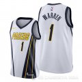 Camiseta T.j. Warren #1 Indiana Pacers Earned Blanco