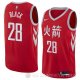 Camiseta Tarik Black #28 Houston Rockets Ciudad 2018 Rojo