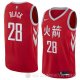 Camiseta Tarik Black #28 Houston Rockets Ciudad 2018 Rojo