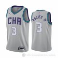 Camiseta Terry Rozier III #3 Charlotte Hornets Ciudad Edition Gris