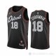 Camiseta Tosan Evbuomwan #18 Detroit Pistons Ciudad 2023-24 Negro