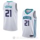 Camiseta Treveon Graham #21 Charlotte Hornets Association 2018 Blanco