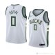 Camiseta Trevon Duval #0 Milwaukee Bucks Association 2018 Blanco