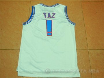 Camiseta Taz #1 Tune Squad Blanco