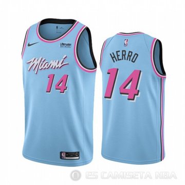 Camiseta Tyler Herro #14 Miami Heat Ciudad Azul