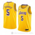 Camiseta Tyson Chandler #5 Los Angeles Lakers Icon 2018-19 Oro