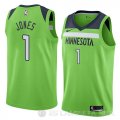 Camiseta Tyus Jones #1 Minnesota Timberwolves Statement 2018 Verde