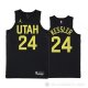 Camiseta Walker Kessler #24 Utah Jazz Statement 2022-23 Negro
