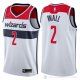 Camiseta Wall #2 Washington Wizards Autentico 2017-18 Blanco2