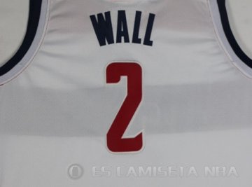 Camiseta Wall #2 Washington Wizards Autentico 2017-18 Blanco2