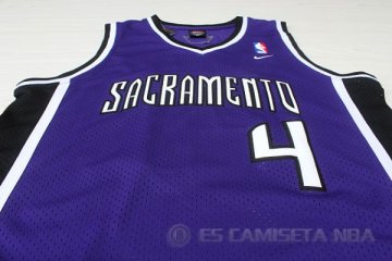 Camiseta Webber #4 Sacramento Kings Purpura