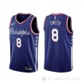 Camiseta Zhaire Smith #8 Philadelphia 76ers Ciudad 2019-20 Azul