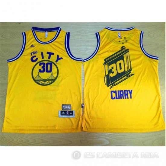 Camiseta city Curry #30 Golden State Warriors - Haga un click en la imagen para cerrar