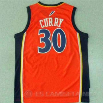 Camiseta retro Curry #30 Golden State Warriors Naranja