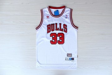 Camiseta retro Pippen #33 Chicago Bulls Blanco