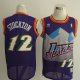 Camiseta retro Stockton #12 Utah Jazz purpura