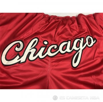 Pantalone Chicago Bulls Ciudad Just Don 2021-22 Rojo