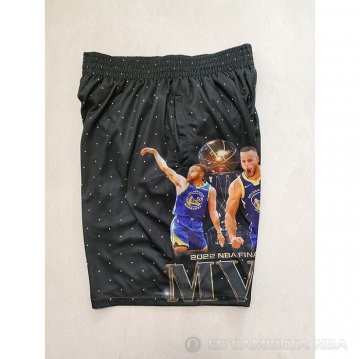 Pantalone Golden State Warriors MVP 2022 NBA Finals Negro