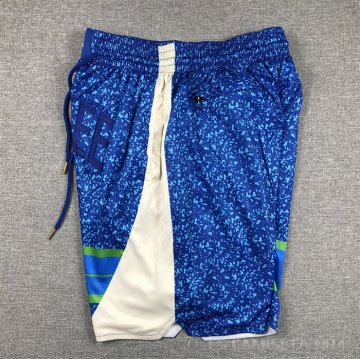 Pantalone Milwaukee Bucks Ciudad Just Don 2023-24 Azul