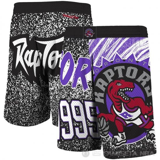 Pantalone Toronto Raptors Mitchell & Ness Negro - Haga un click en la imagen para cerrar