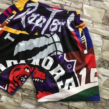 Pantalone Toronto Raptors Rainbow Classic Negro