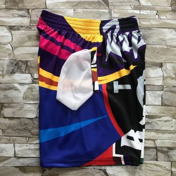 Pantalone Toronto Raptors Rainbow Classic Negro