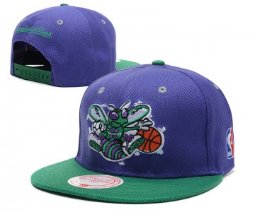 Sombrero Charlotte Hornets Purpura Verde 2016