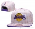 Sombrero Los Angeles Lakers Blanco Violeta