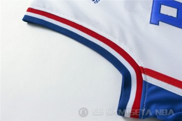 Camiseta 76ers #25 Simmons Blanco
