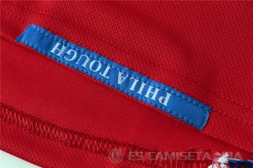 Camiseta 76ers #25 Simmons Rojo