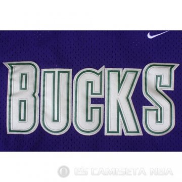 Camiseta Allen #34 Milwaukee Bucks Retro Violeta