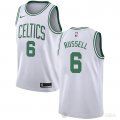 Camiseta Bill Russell #6 Boston Celtics Association Blanco