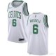 Camiseta Bill Russell #6 Boston Celtics Association Blanco