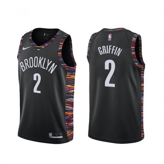 Camiseta Blake Griffin NO 2 Brooklyn Nets Ciudad Negro - Haga un click en la imagen para cerrar