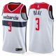 Camiseta Bradley Beal #3 Washington Wizards Association 2017-18 Blanco