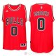 Camiseta Brooks #0 Chicago Bulls Rojo