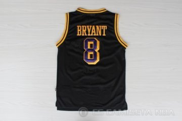 Camiseta Bryant #8 Los Angeles Lakers Negro