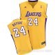 Camiseta Bryant #24 Los Angeles Lakers Amarillo