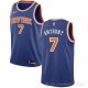 Camiseta Carmelo Anthony NO 7 New York Knicks Icon Azul