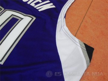 Camiseta Cauley Stein #00 Sacramento Kings Azul