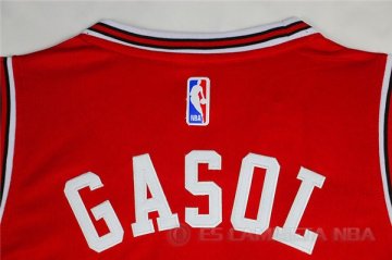 Camiseta Retro Gasol #16 Chicago Bulls Rojo