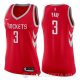 Camiseta Chris Paul #3 Houston Rockets Mujer Nike Icon 2017-18 Rojo