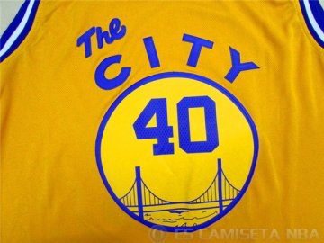 Camiseta Barnes #40 Golden State Warriors Amarillo