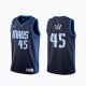 Camiseta Courtney Lee NO 45 Dallas Mavericks Earned 2020-21 Azul