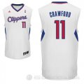 Camiseta Crawford #11 Los Angeles Clippers Blanco