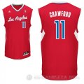 Camiseta Crawford #11 Los Angeles Clippers Rojo