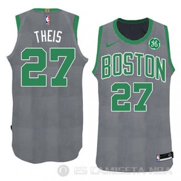 Camiseta Daniel Theis #27 Boston Celtics Navidad 2018 Verde