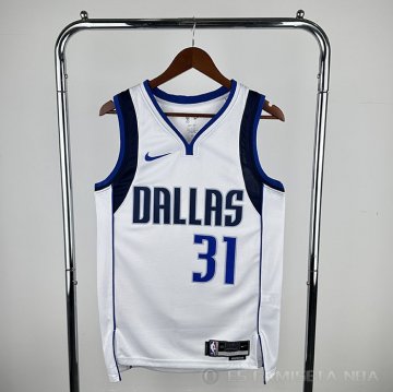 Camiseta David Thompson #31 Dallas Mavericks Association 2023-2024 Blanco